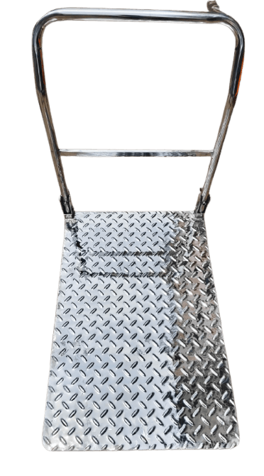 Silver Platform Trolley for Heavy Loads (Without Wheel)