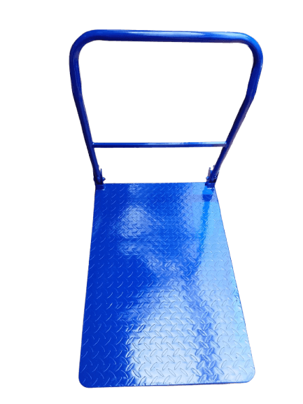 Blue Platform Trolley for Heavy Loads (Without Wheel)